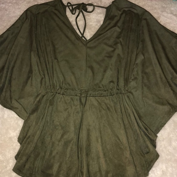 Charlotte Russe Other - Army green romper